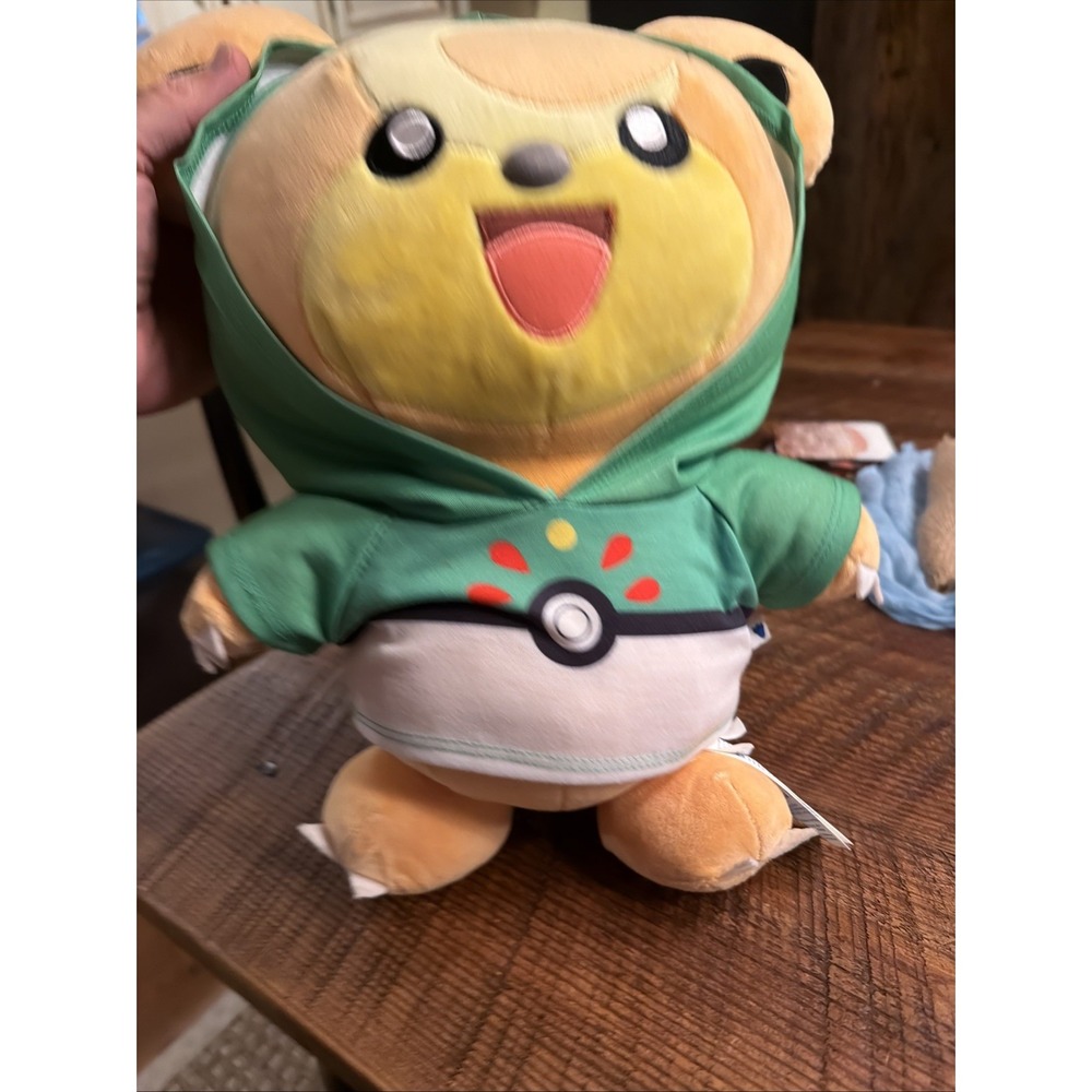 Build A Bear Pokemon Teddiursa 16" Bear + Hoodie Plush Doll Exclusive